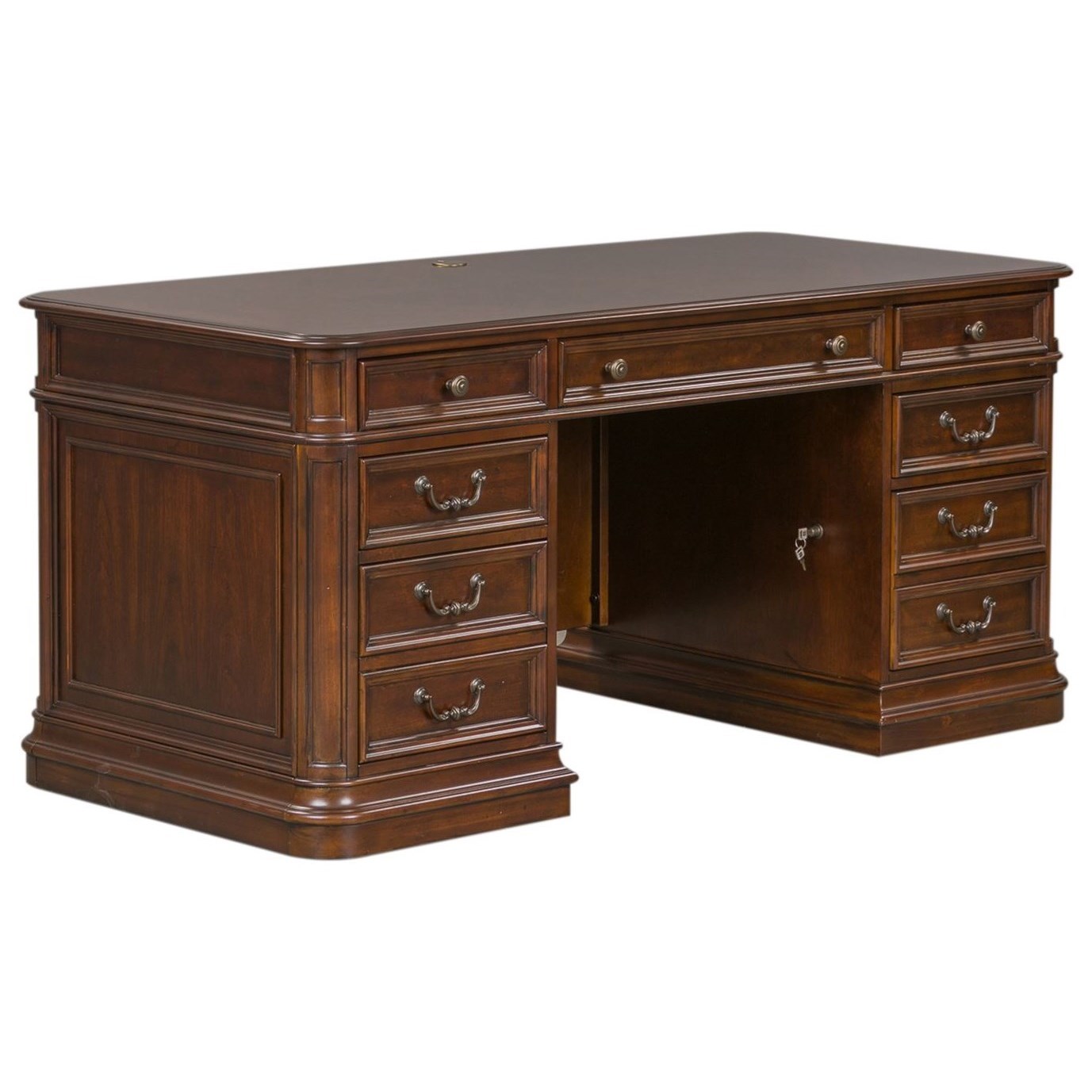Liberty Furniture Brayton Manor Jr Executive 273HOJJED Traditional
